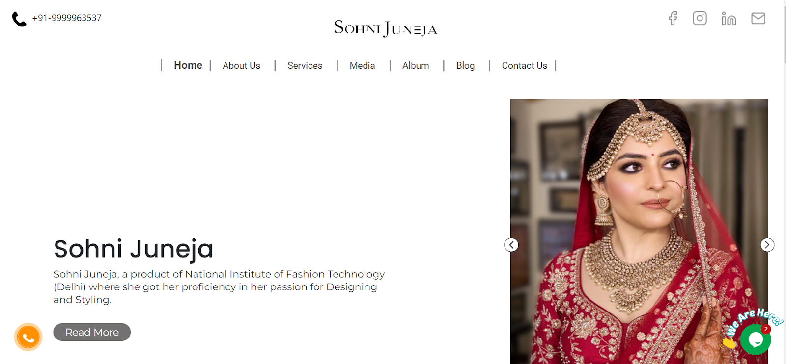 makeup artist website, Sohni Juneja