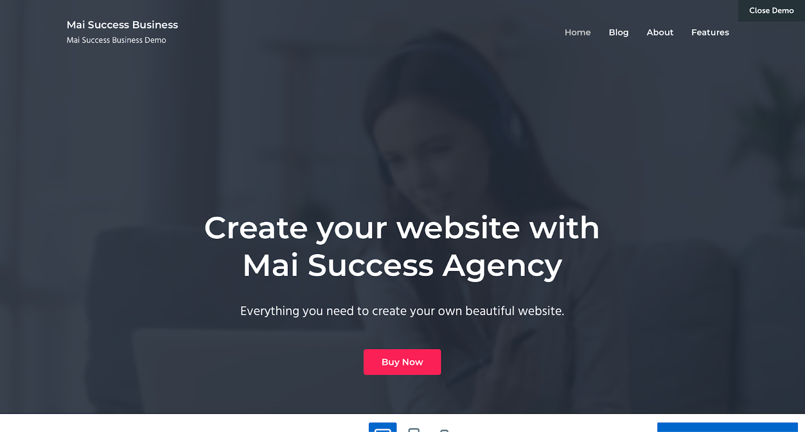 Small business WordPress themes, Mai Success