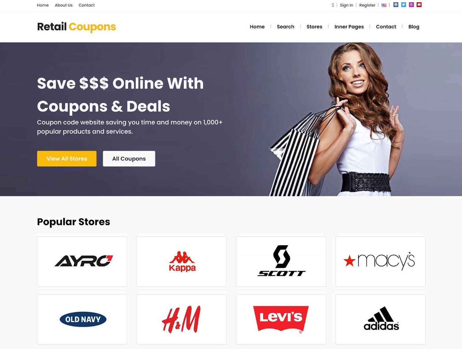 Wordpress coupon themes, Coupon Theme