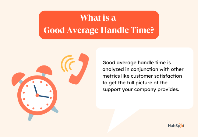 What is a good average handle time?