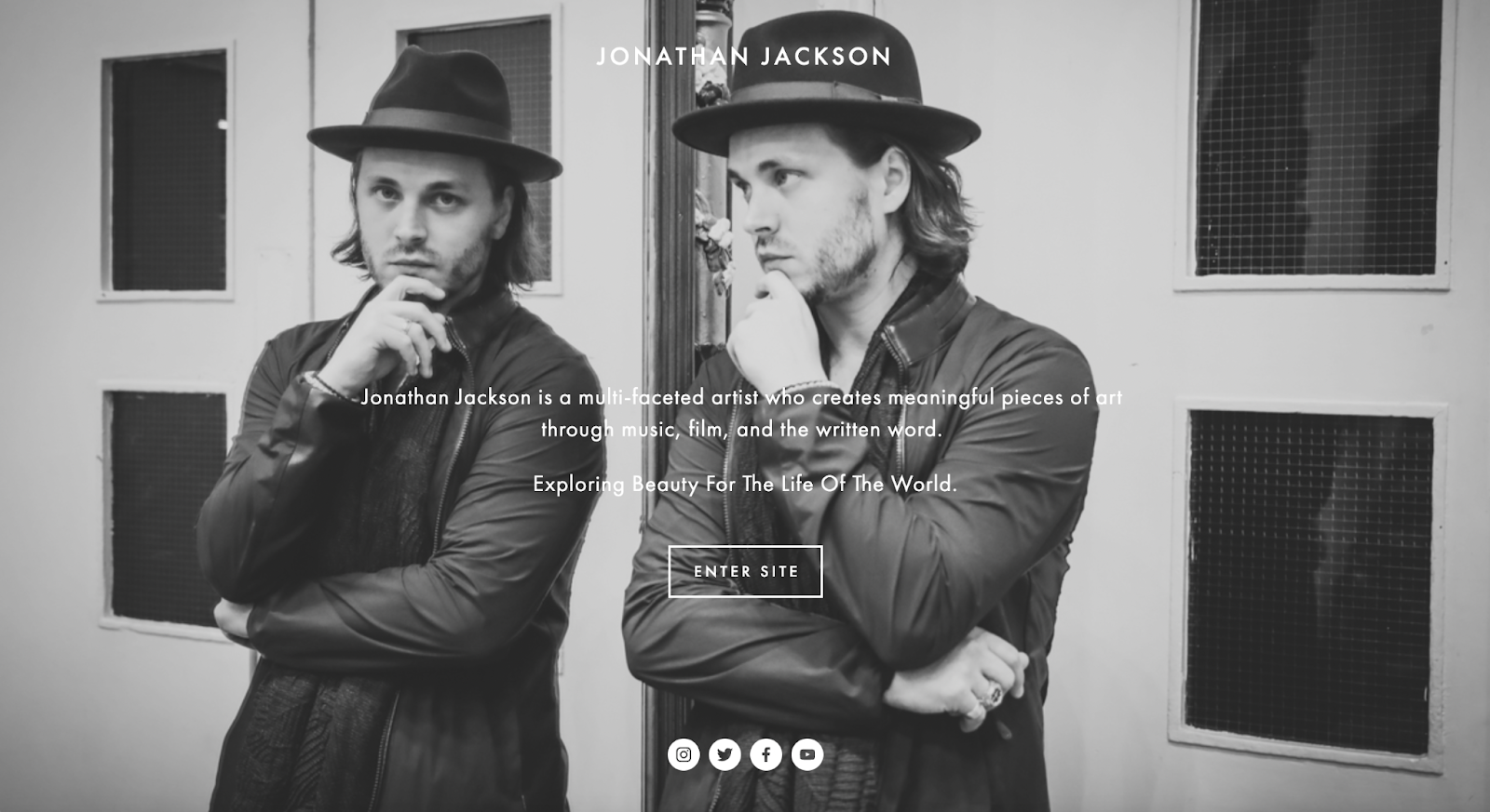 Jonathan Jackson, actor website example