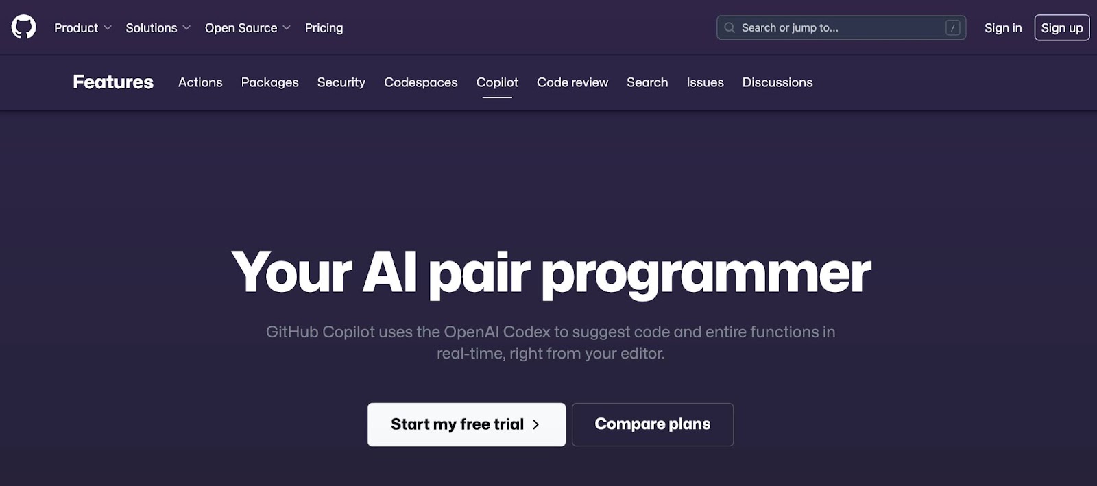 ai code: github copilot