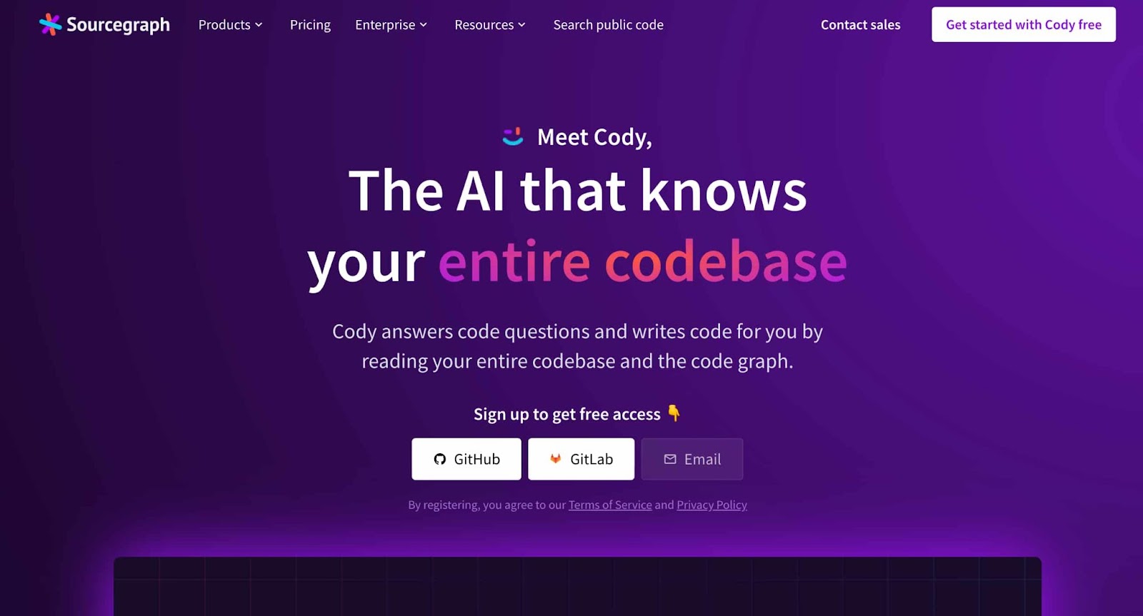 ai code: sourcegraph cody