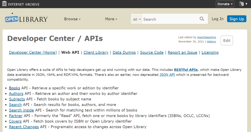 best api books, Open Library