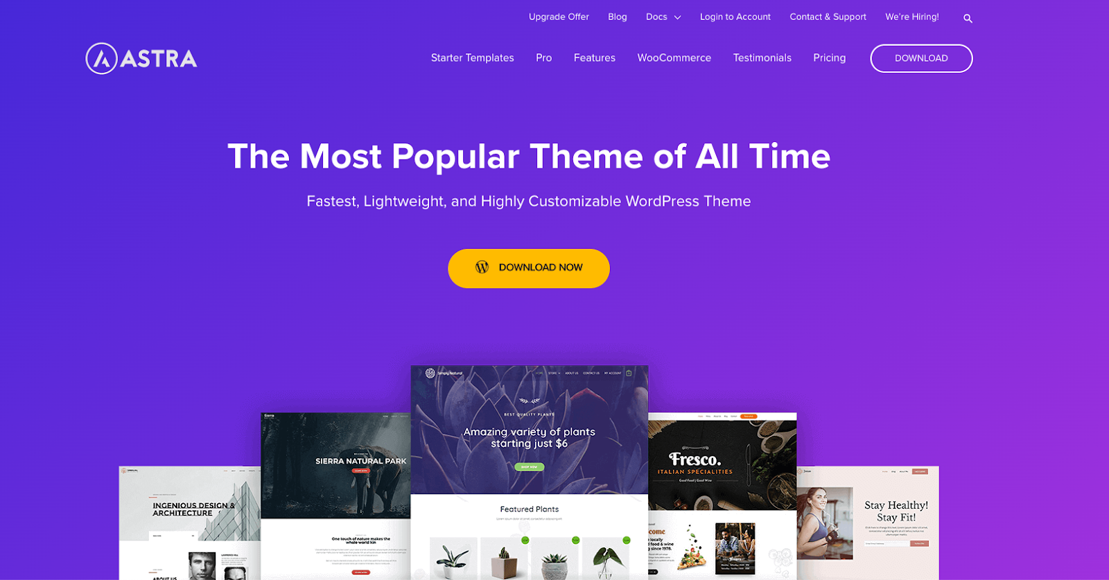 Astra is a WordPress theme with powerful features and beautiful design elements