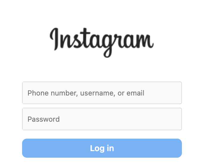 authentication api, Password-based API authentication, instagram