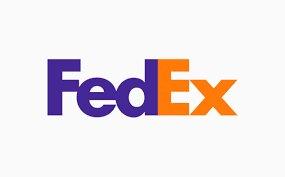 Brand logo examples: FedEx