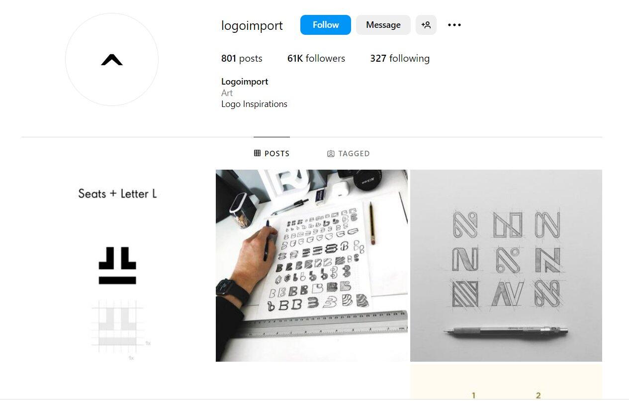 Resources for brand logo inspiration: Logoimport