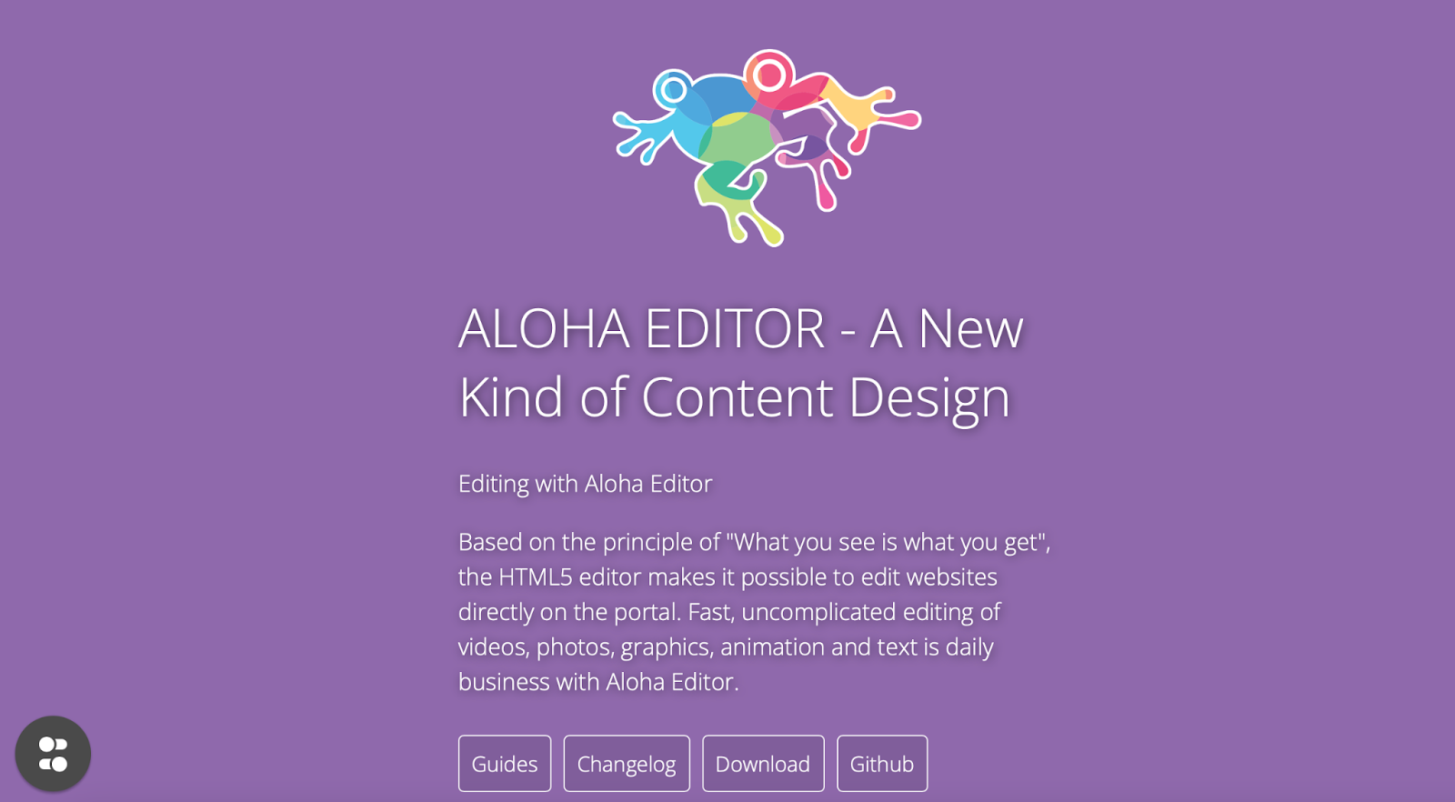 CKEditor alternatives, Aloha Editor.
