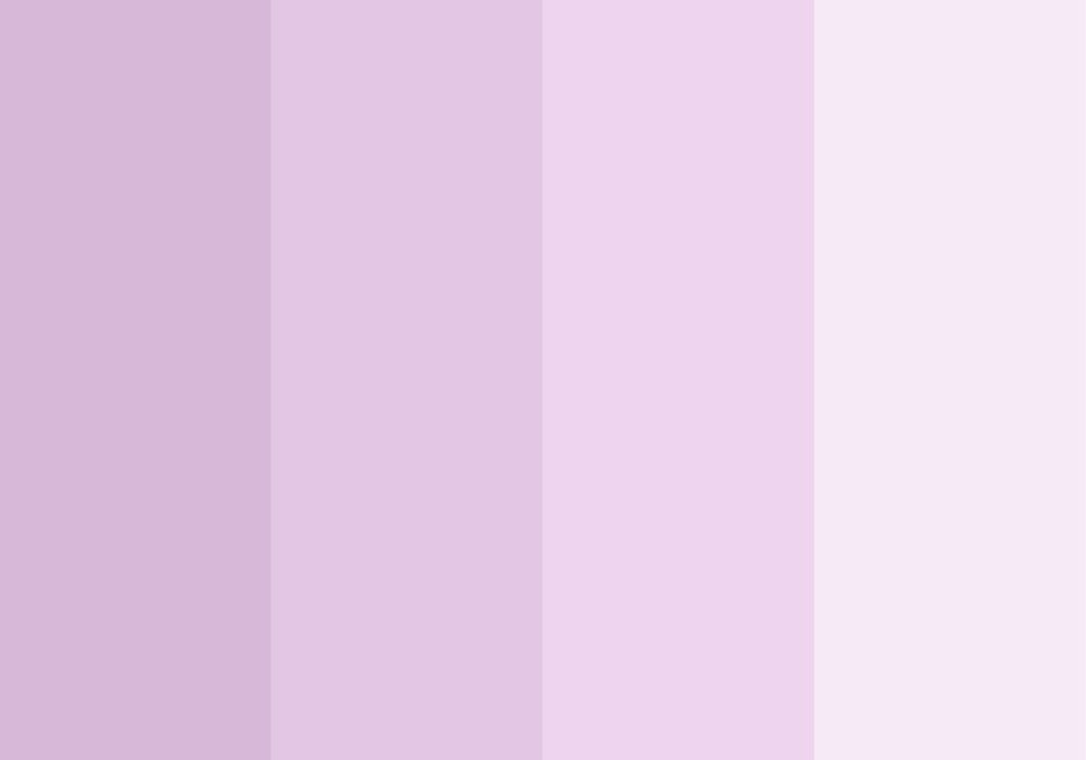  Soft Lavender colour palette