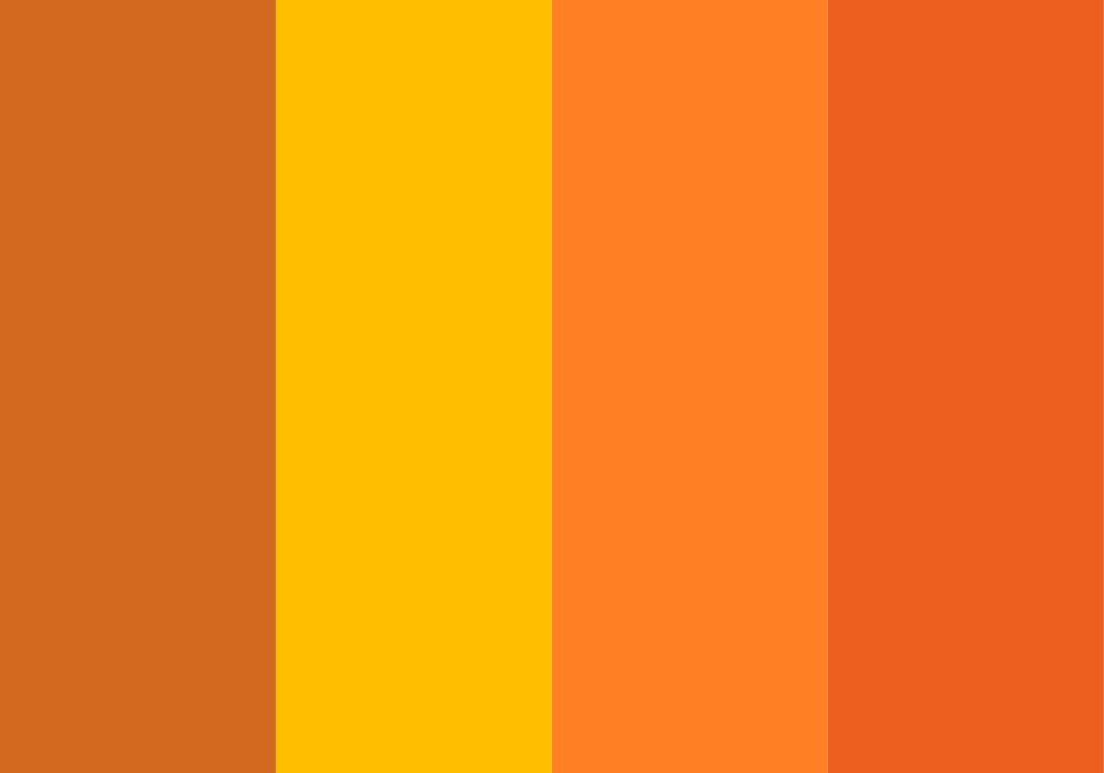  Autumn Splendor colour palette