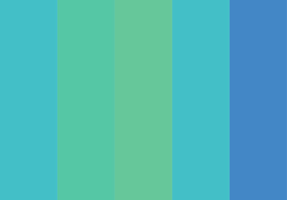  Ocean Breeze colour palette
