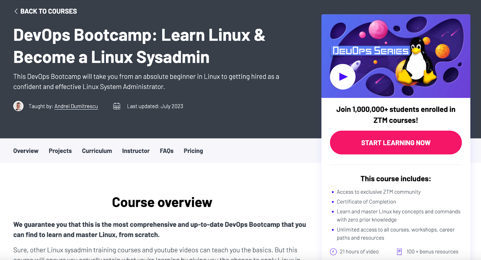 DevOps Bootcamp: Learn Linux & Become a Linux Sysadmin