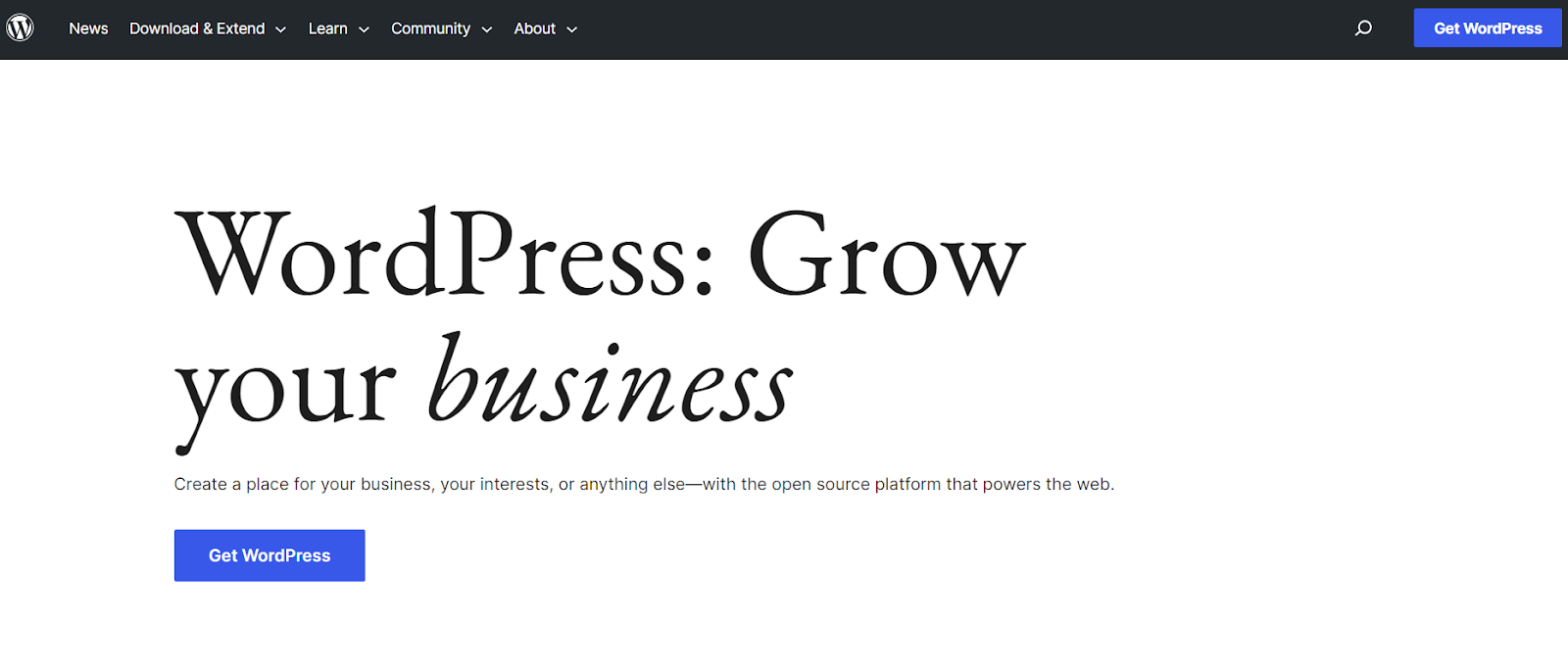 Best florist websites — WordPress is a website hosting platform.
