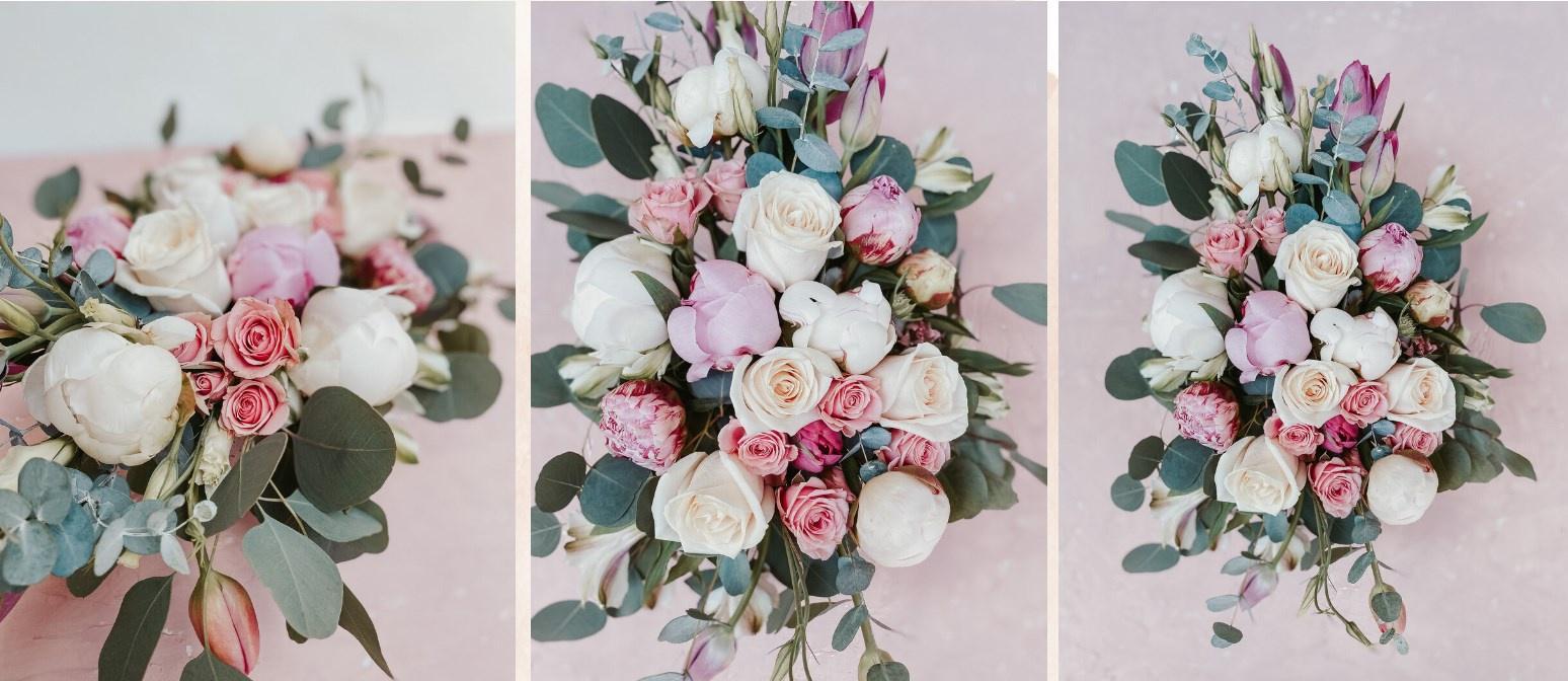 Best florist websites — photographing your bouquets from different angles.