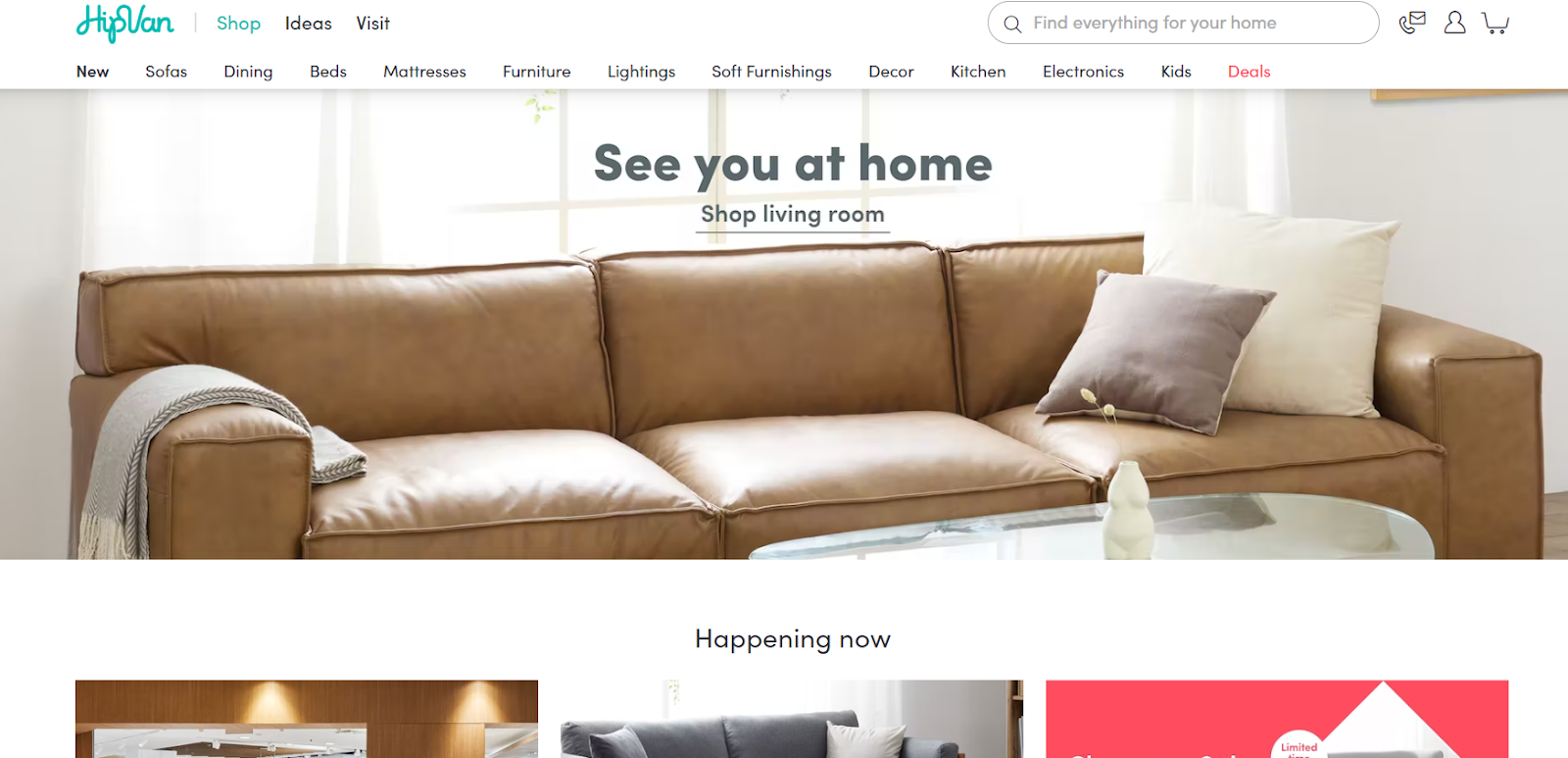 hipvan websites for furniture