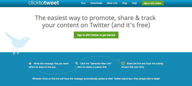 uild social sharing links directly into content