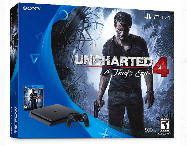 The PS4 bundle with Uncharted 4.