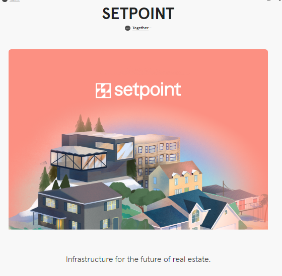 Setpoint react website example