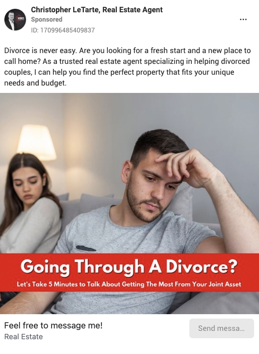divorce leads are one way for real estate agents to find new clients