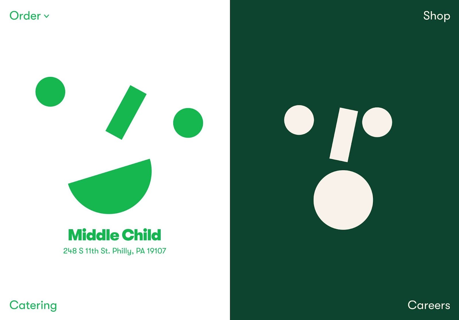 website color themes, middle child