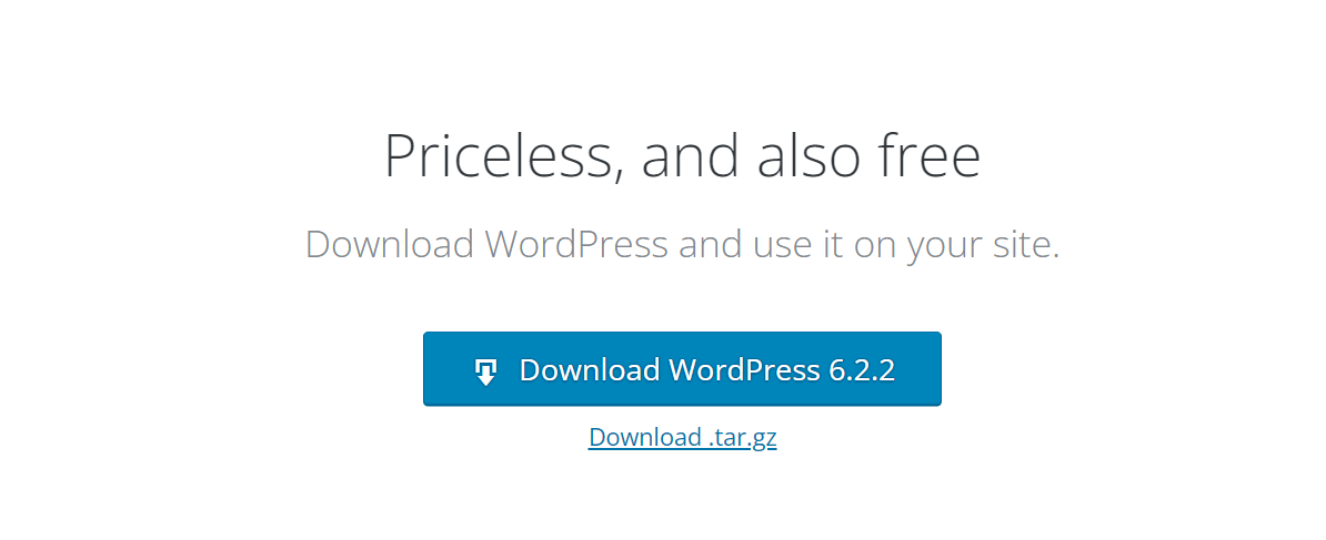 How to Update WordPress Manually via FTP: Download latest WordPress zip file