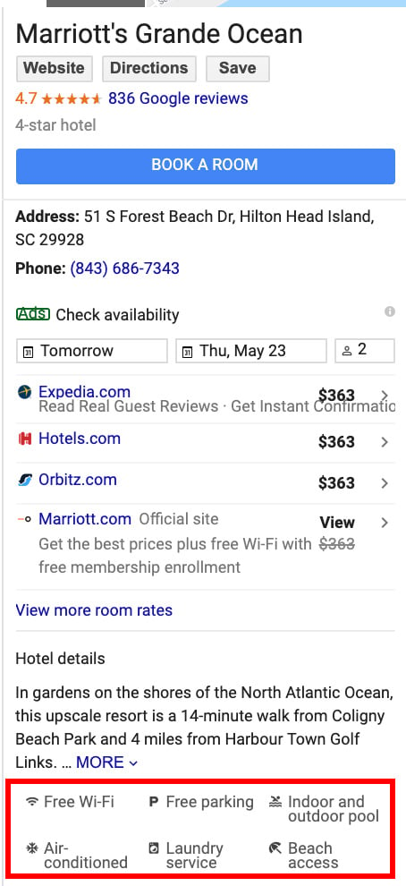 hotels in near me searches