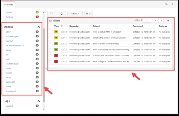 WSDesk Support Ticket System