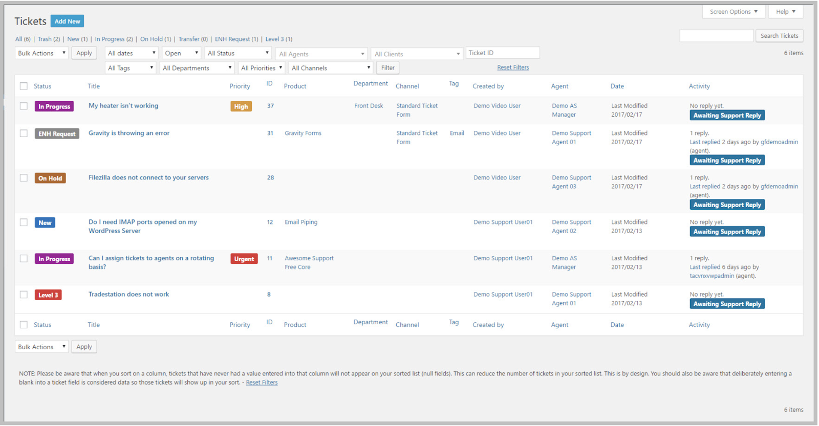 Awesome Support Support Ticket System