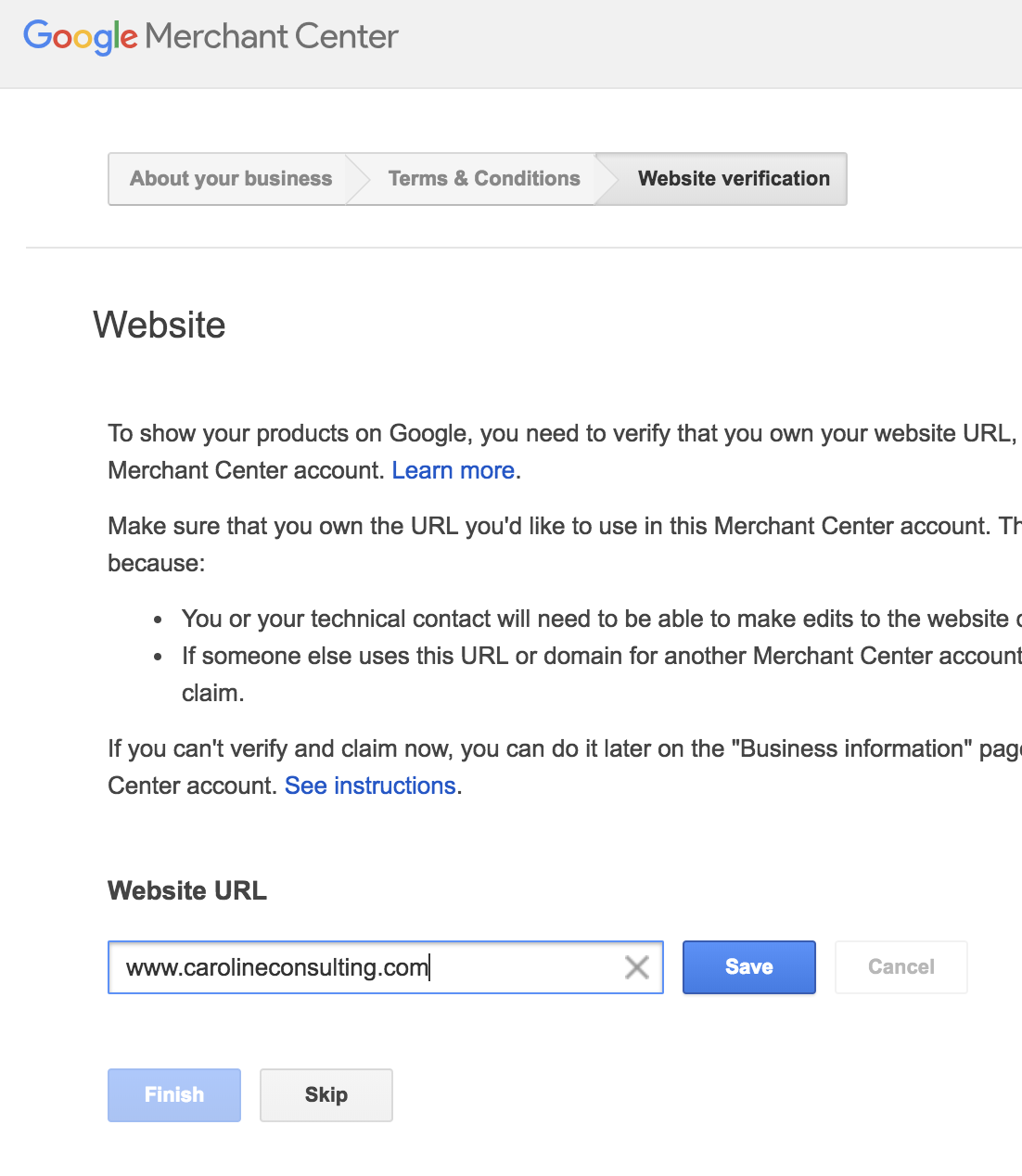 Google Merchant Center Feed Template denah