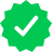 WhatsApp verified business checkmark.