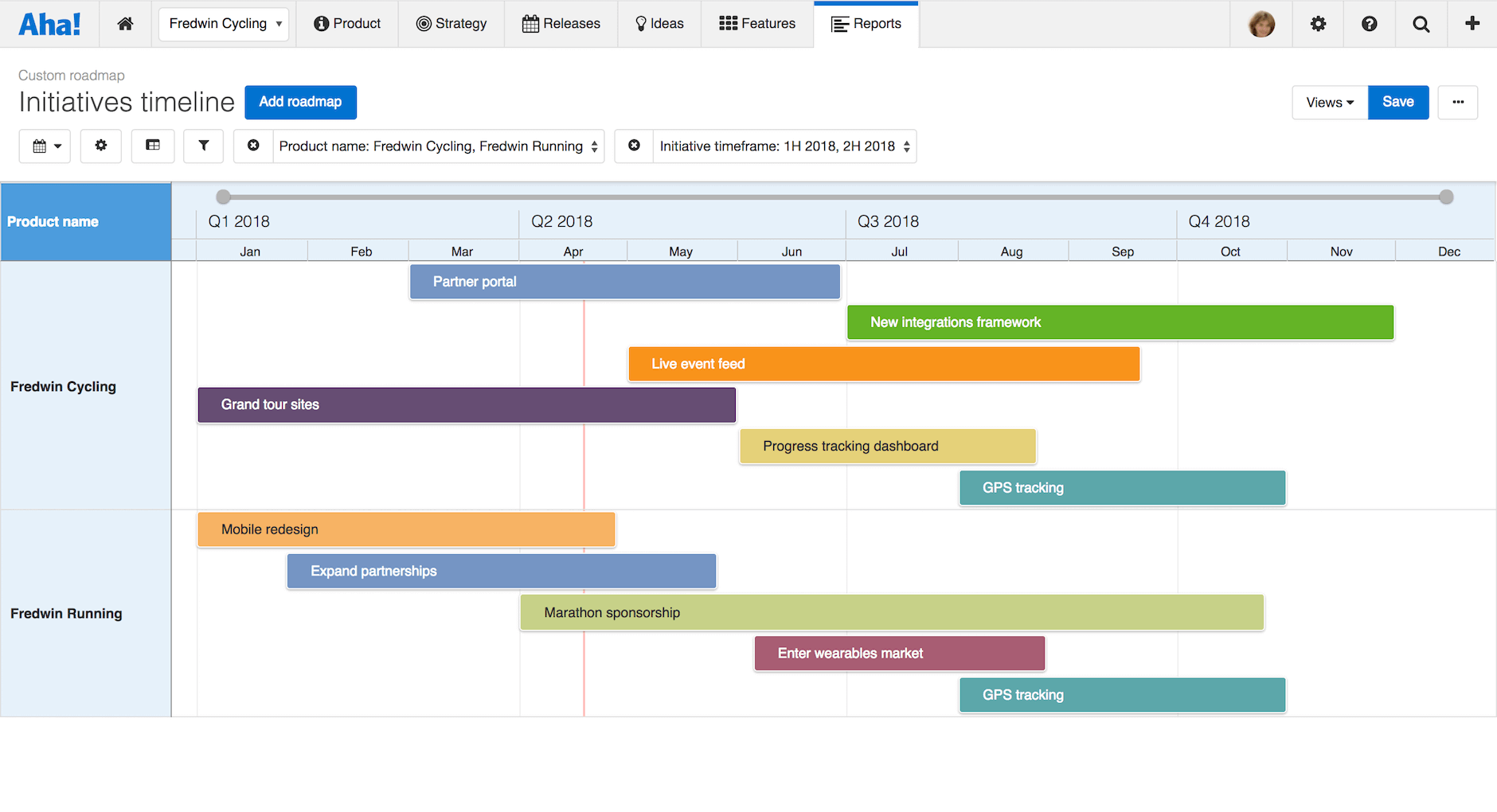 Excel Product Roadmap Template