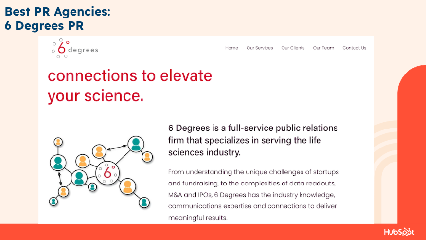 best pr agencies: 6 degrees pr