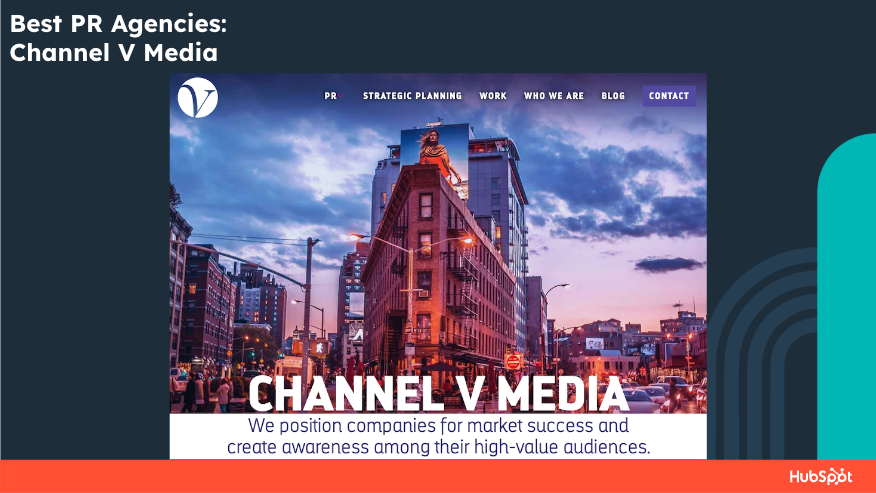 best pr agencies: channel v media