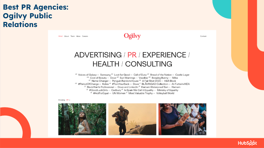 best pr agencies: ogilvy public relations