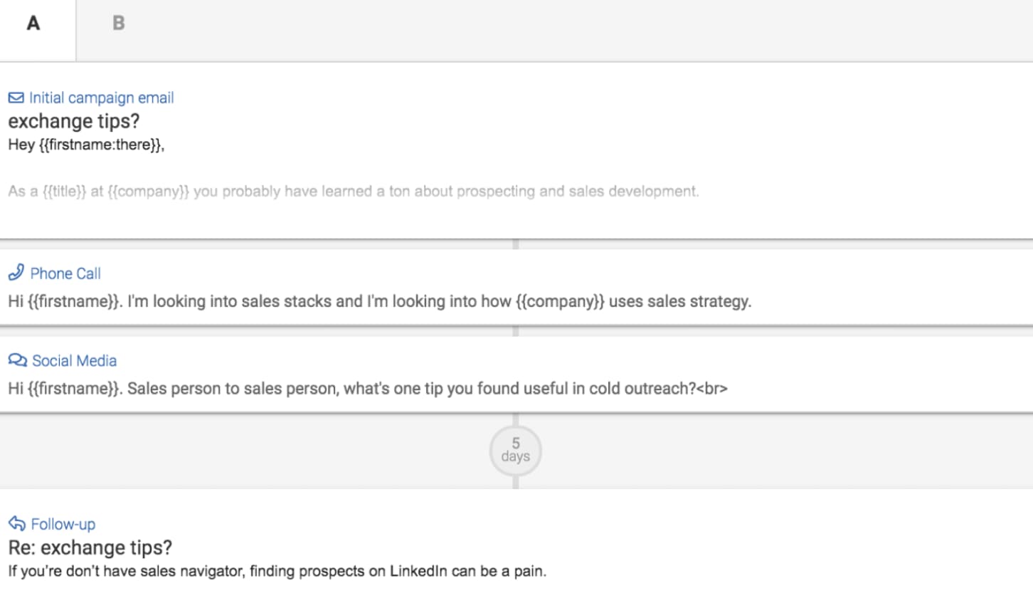 Sales engagement platform, Mailshake