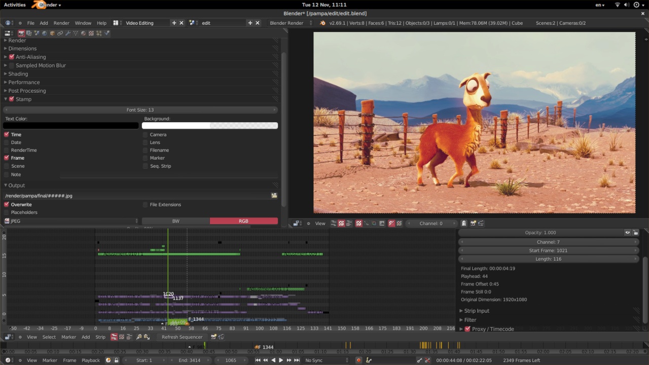 blender video editing software download