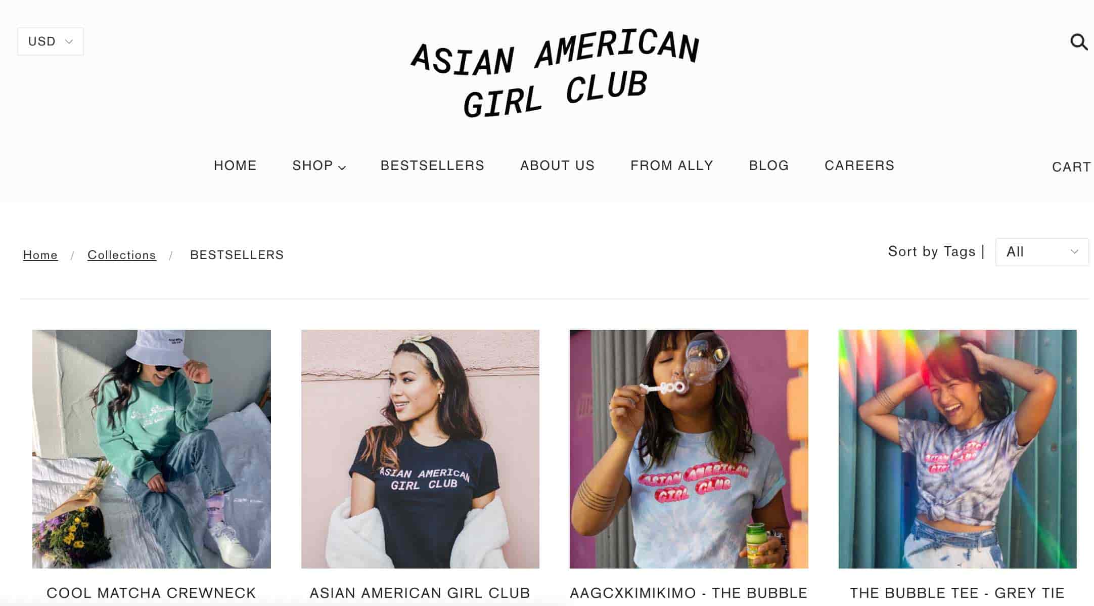 business name, Asian American Girl Club