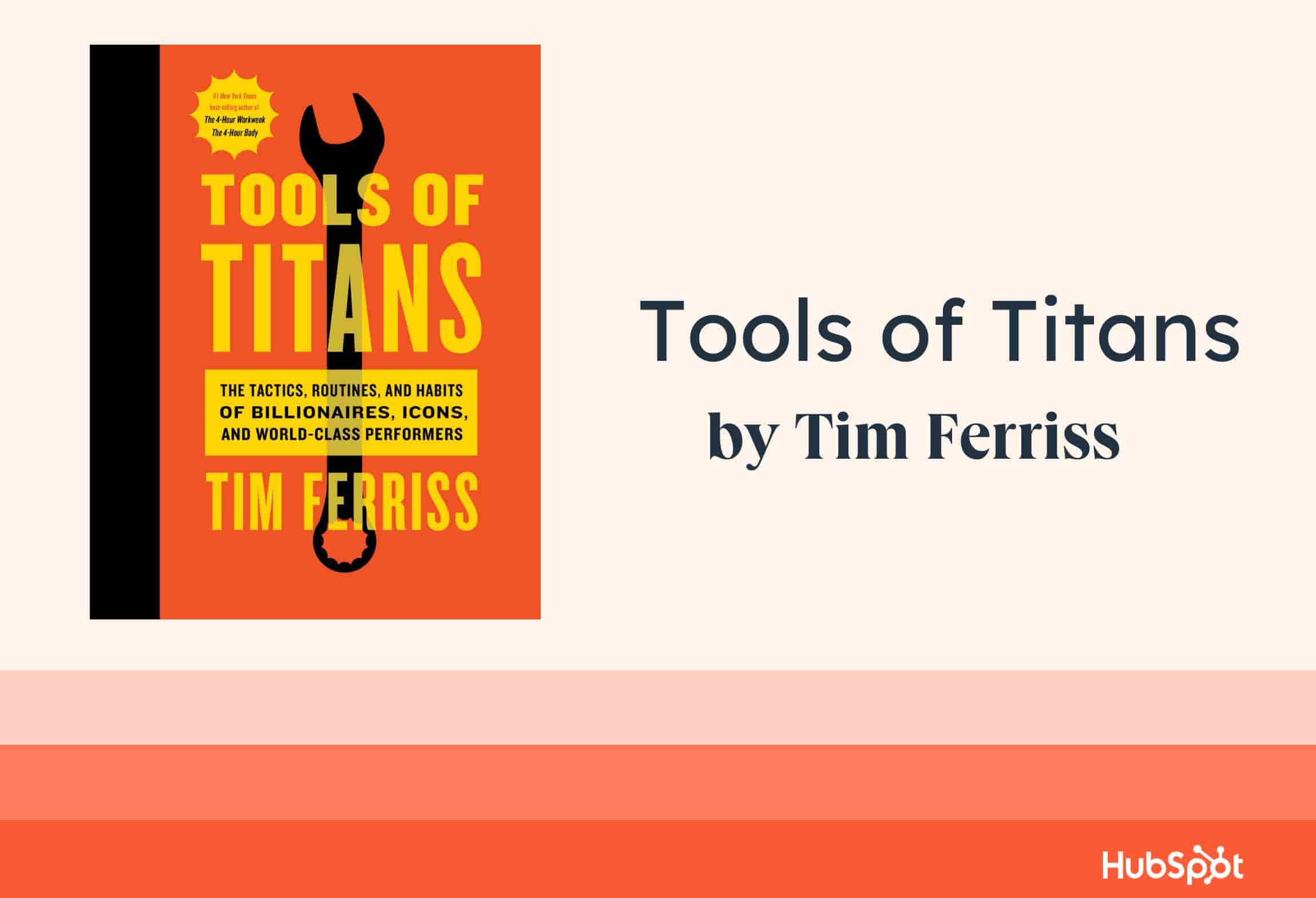 entrepreneurship books, tools of titans