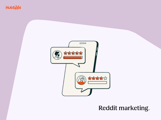 a hubspot-branded featured image with a lilac pink background and a pastel pink foreground, with a phone pictogram in the center, alongside the words 