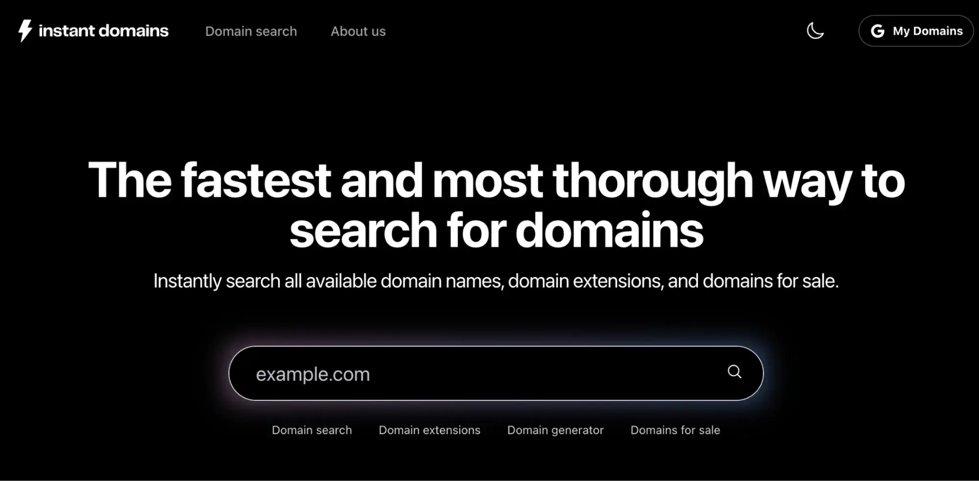 choose domain, domain name generator instant domain