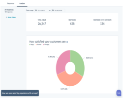 HubSpot's free customer service analytics and dashboard software