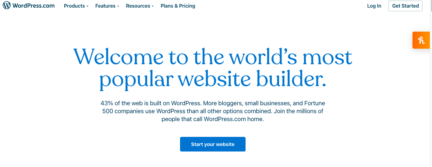 wordpress php website example