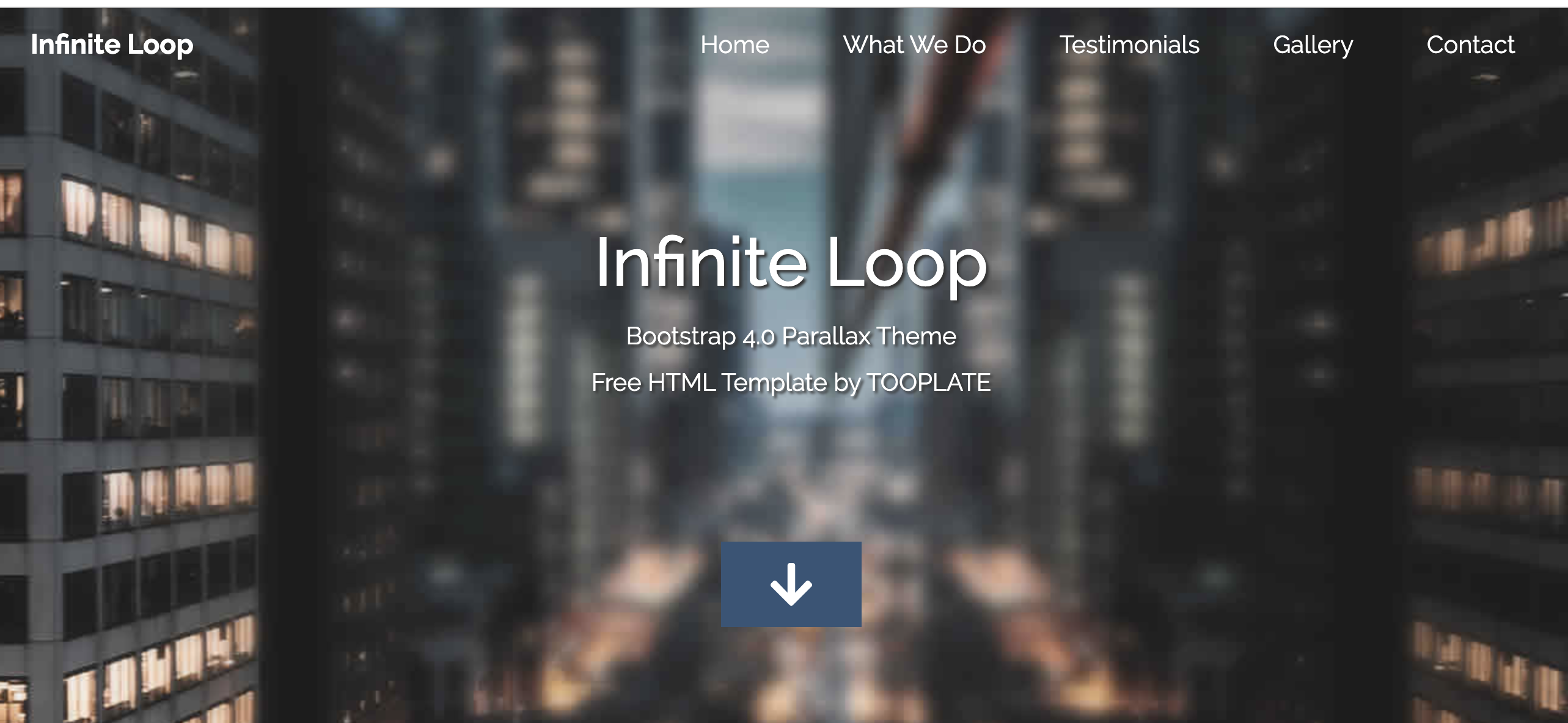  business website templates, Infinite Loop