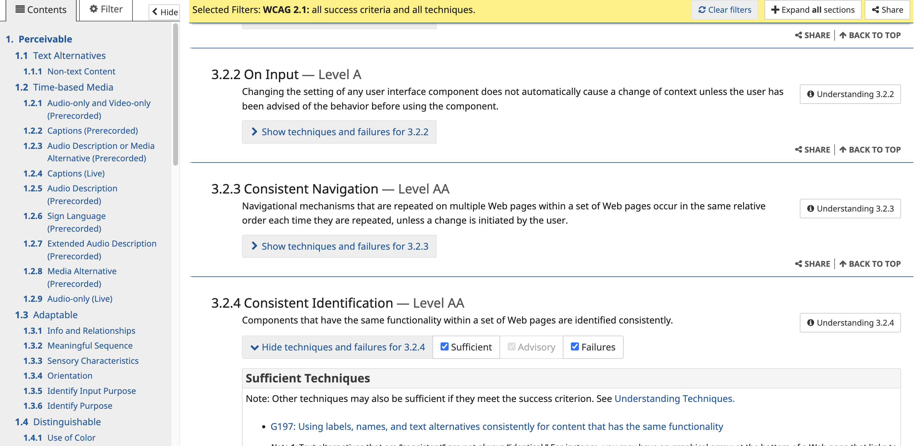 web accessibility resources; WCAG reference guide