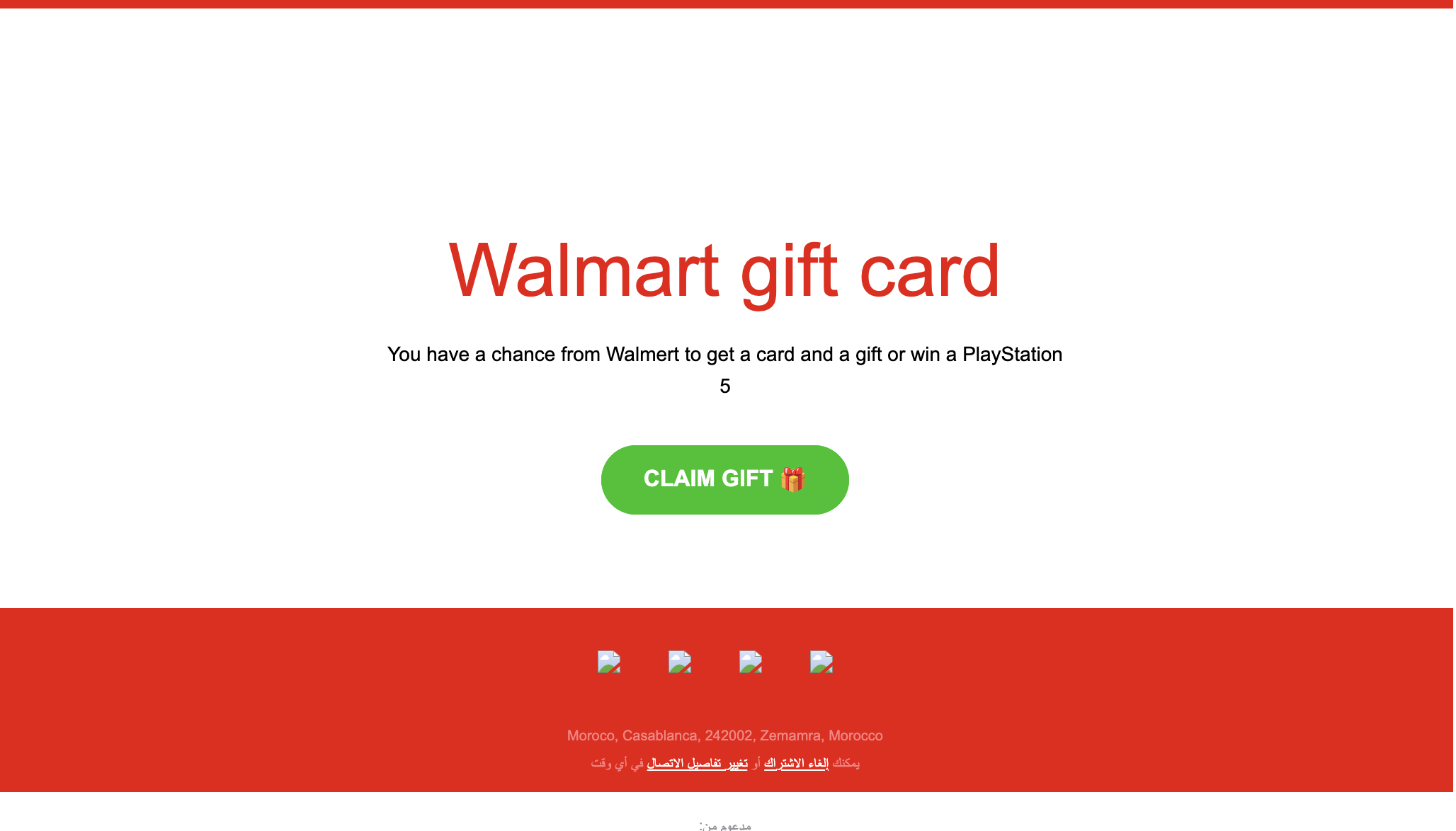 email phishing attempt for walmart 