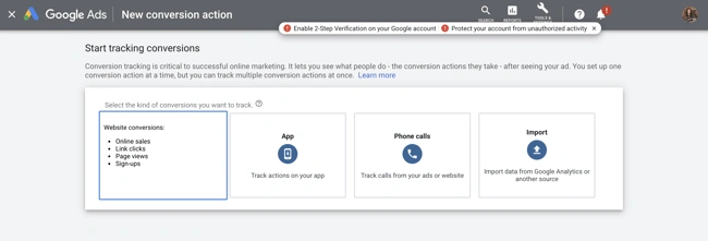 How to Use Google Ads: set up conversion tracking