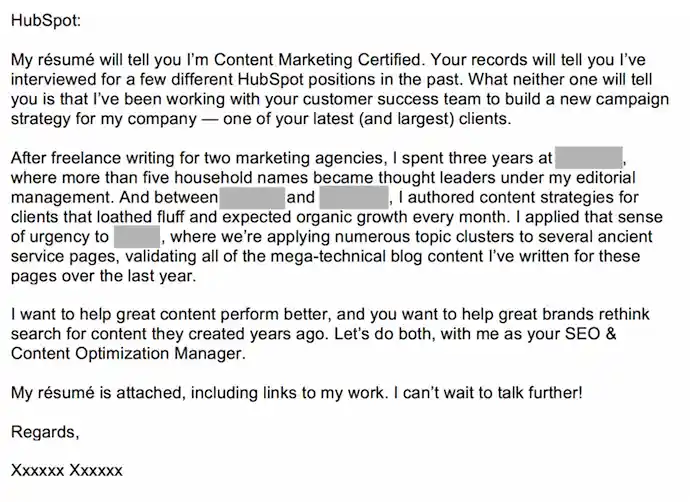 fun cover letter