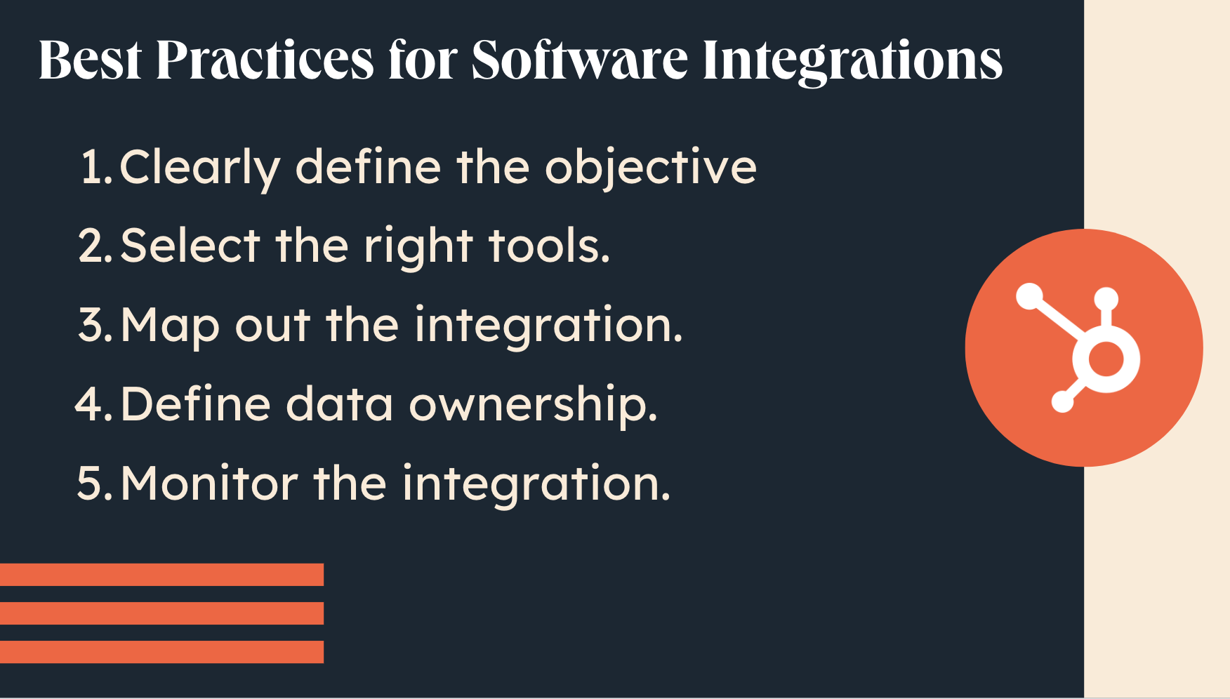 Best practices for software integrations