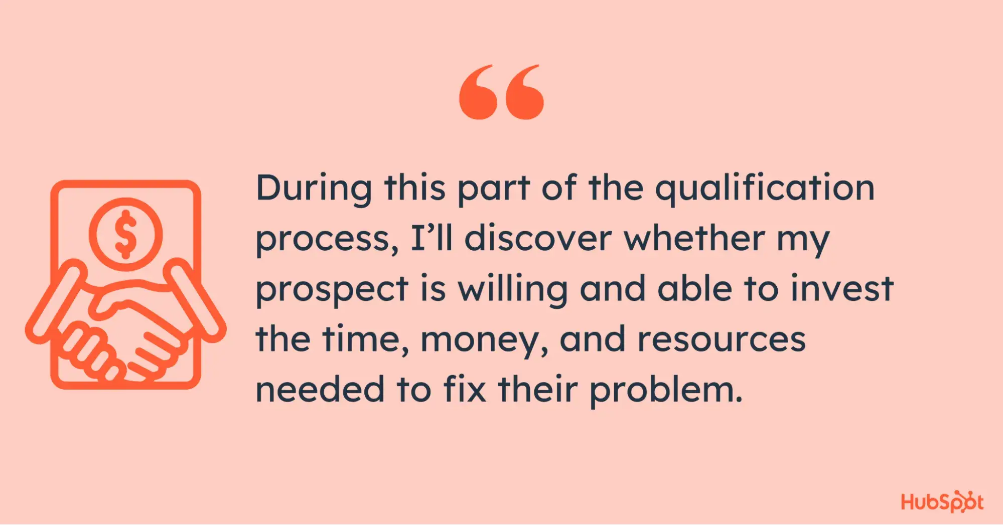 Quote about sandler selling system and budget part of process